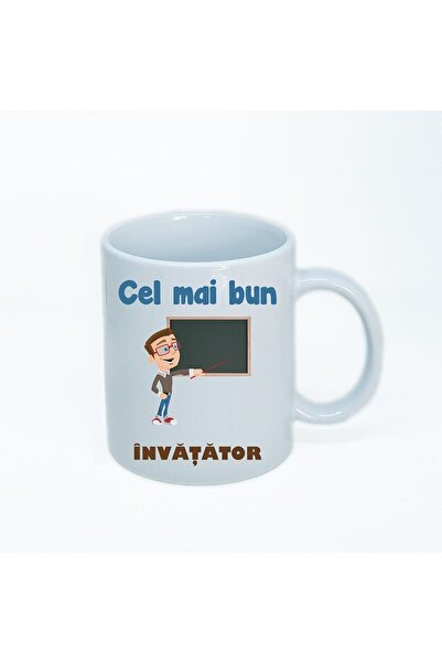 OEM Cană albă personalizată pentru profesor, INOVATIX®. 330ml