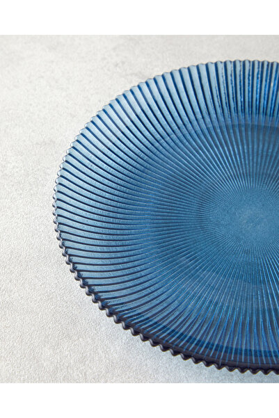 English Home Olith Cam Pasta Tabağı 16 cm Mavi