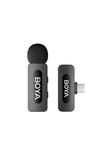 BOYA BY-V10 Type-C Kompakt Kablosuz Yaka Mikrofonu (Yeni Versiyon)