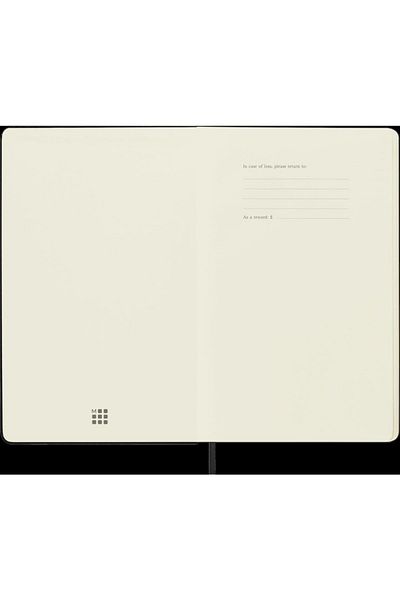 Moleskine Dotted Black Notebook L Size Hard Cover