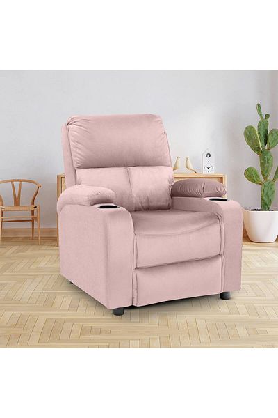 Lazy Vibes MNZ |Cinematic Velvet Classic Recliner Chair With Bed Mode -85×80×101