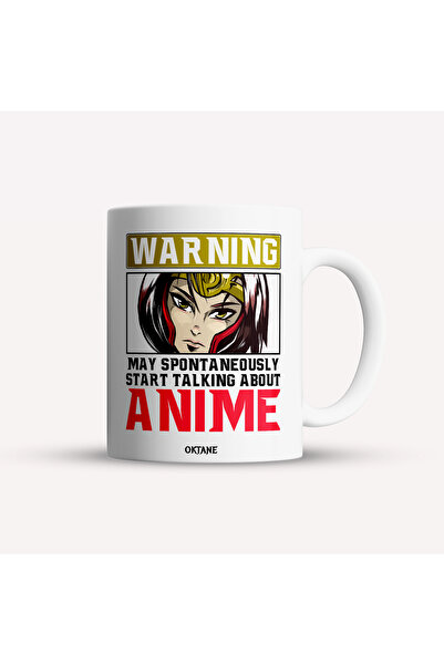 OEM Cană albă personalizată, Poate începe spontan să vorbească despre Anime, ...