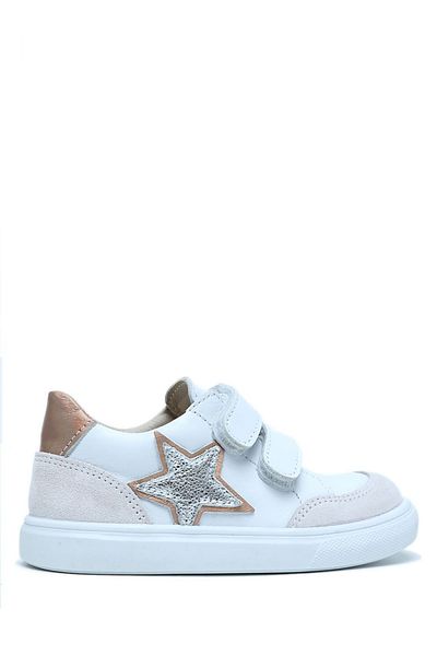Kifidis GA23009 Kifidis-Kids Pantofi din piele unisex pentru copii 23-35 Alb - Piele roz