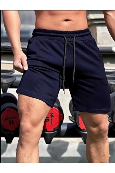 THE WHITE Чоловічі бермуди синього кольору