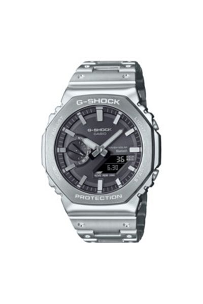 Casio ساعة جي شوك للرجال، معدنية بالكامل، تناظرية ورقمية - GM-B2100SD-1ADR