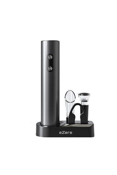 vosco Ezere Automatic Wine Opener Corkscrew Set Wine Opening Set Black