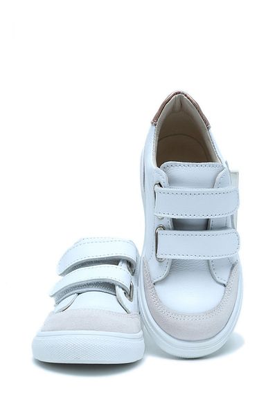 Kifidis GA23009 Kifidis-Kids Pantofi din piele unisex pentru copii 23-35 Alb - Piele roz