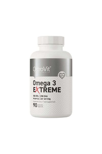 Ostrovit Omega 3 Extreme 1000mg, 90 soft capsules, Ostrovit, Health food supplement