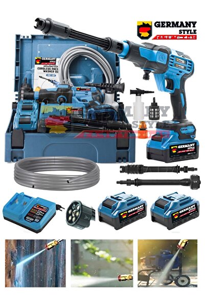 Germany Style ProGP 6'lı Set 5 Akülü Kırıcı Yıkama Matkap Budama Testeresi Taşlama Somun Sökme Set