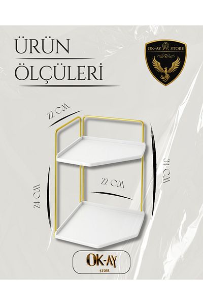 Okay Decorative Wooden Organizer |   Stainless Steel Organizer – Kitchen, Bathroom, Living Room, Study Desk