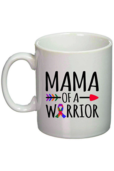 OEM Εξατομικευμένη λευκή κούπα "Μαμά ενός πολεμιστή", INOVATIX®. 330 ml