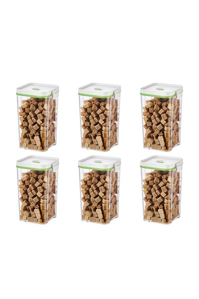 Respirox Home 6 Pieces 1.3 Liter Vacuum Storage Container