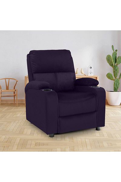 Lazy Vibes MNZ |Cinematic Velvet Classic Recliner Chair With Bed Mode -85×80×101