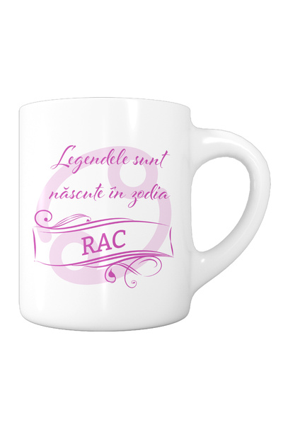 OEM Cană albă personalizată „legendele se nasc în”, Inovatix®. 330ml