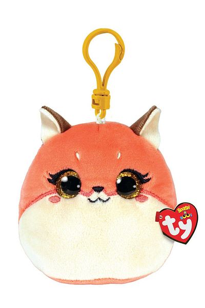 TY Plus Breloc 8.5cm Squishy Beanies Roxie Vulpita Roz