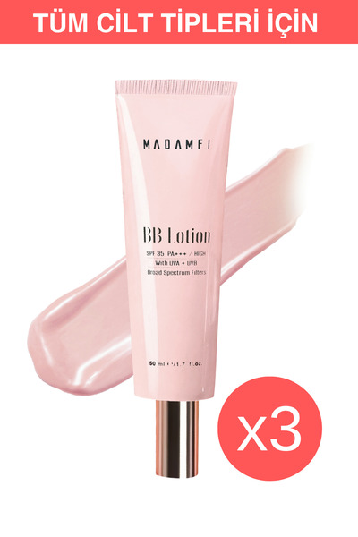 BB Seti - BB Lotion SPF35 PA+++ 50 ml, 3'lü Set