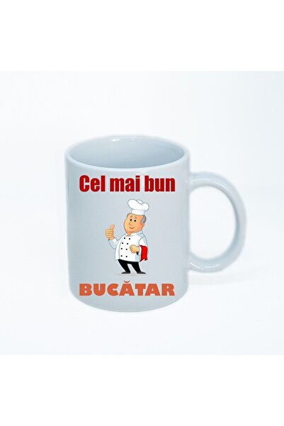 OEM Cană personalizată albă pentru bucătar, INOVATIX®. 330 ml