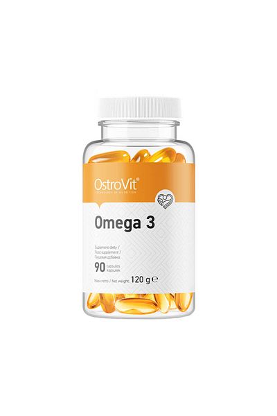 Ostrovit Omega 3 1000mg, 90 capsule moi, Ostrovit, Acizi grasi din ulei de peste