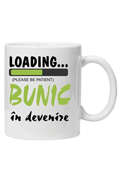 OEM Cană albă personalizată „bunic în devenire”, INOVATIX®. 330ml