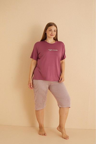 Mihra Stil Mihra 50503-771 Women's Large Size Pajama Set