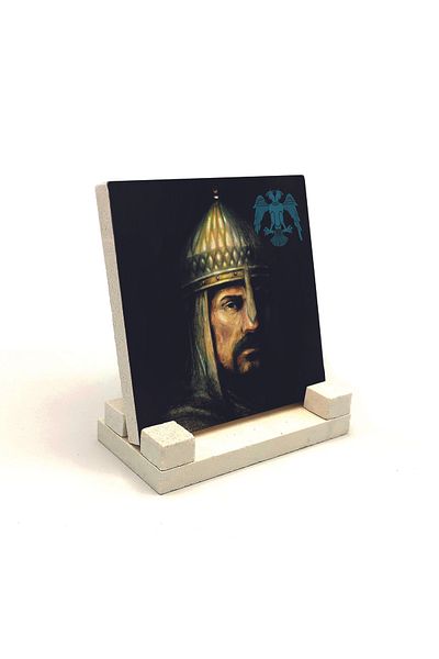 Sadrazam Sultan Alparslan Printed Natural Stone Desktop (10 X 10 Krt-149)