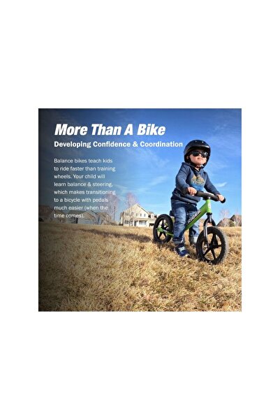STRİDER Strider 12” Sport Bike - No Pedal Balance Bicycle for Kids 18 Months to 5 Years