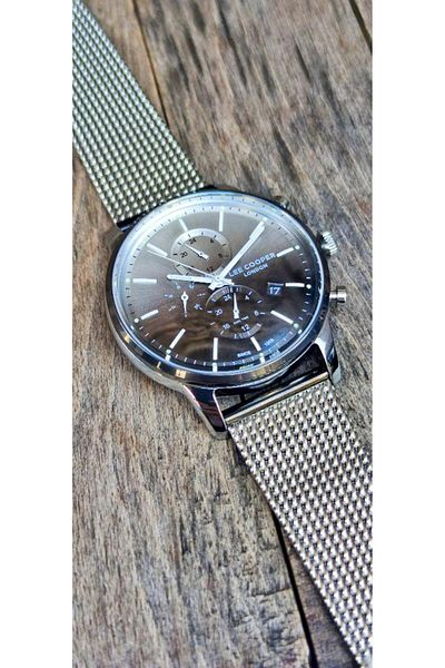 Lee Cooper Lc07224 Functions Active Calendar Straw Cord Men's Wristwatch
