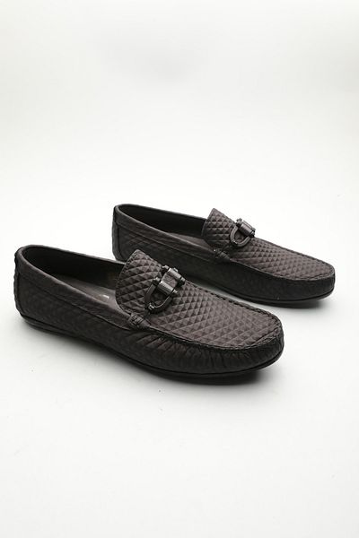 Gondol Loafer clasic pentru bărbați din piele naturală negru 40 ttx. 601169
