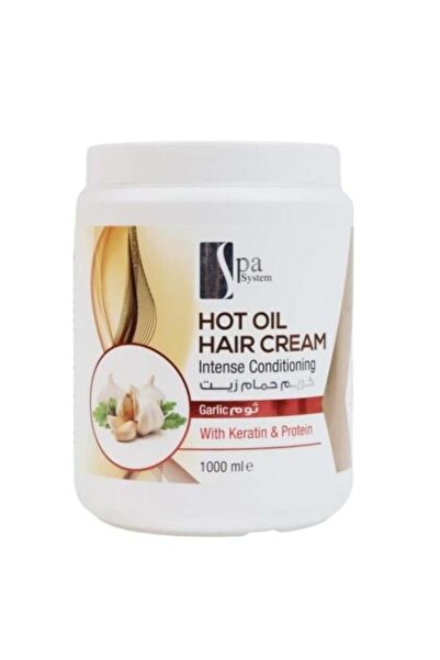 Spa System كريم الشعر - الثوم، 1000 مل
