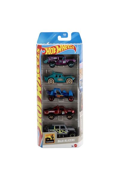 Toys SET OF 5 HOT WHEELS BAJA BLAZERS CARS
