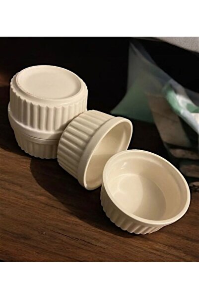RGS ÇİNİ Rgs Homelife 4-Piece Ceramic Soufflé Bowl Set