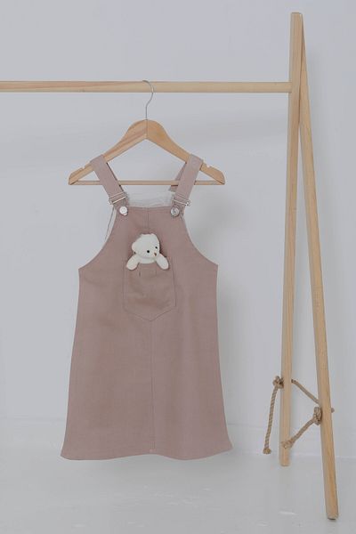TOFİSA Girl's Mink Teddy Bear Gilet - 27063