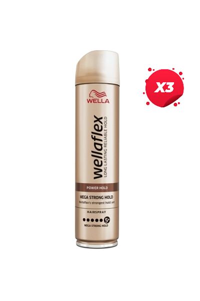 Wella X3-WELLAFLEX FIXATIV PAR 250ML MEGA STRONG HOLD NR6