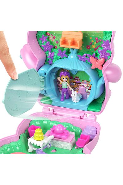 mattel Polly pocket set gentuta animalut iepuras la petrcere cu accesorii