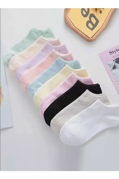 SOCKSHION Γυναικείες κάλτσες με πολύ απαλό πολύχρωμο βαμβακερό μποτάκι σετ 8 ζευγαριών - Προσθέστε χρώμα στα πόδια σας!