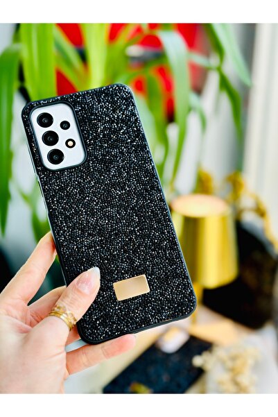 Go Aksesuar Galaxy A32 Uyumlu ELMAS Tasarımlı Taşlı Işıltılı Parlak Pırlanta ...