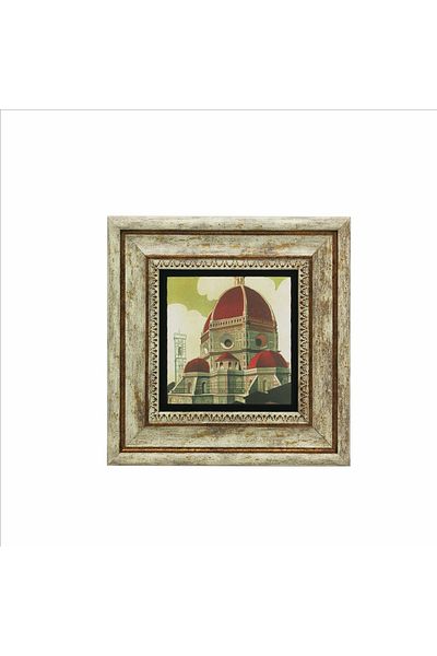 Sadrazam Italy Visual Printed Natural Stone Painting (20 X 20 Krg-58)