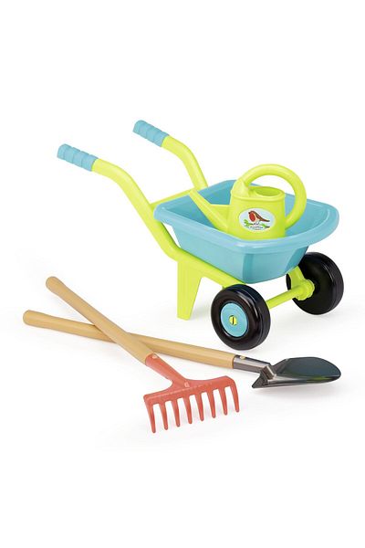 Simba Ecoiffier Wheelbarrow Set With Garden Tools