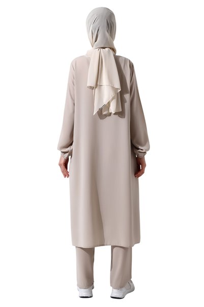 Çağrı Women's Hajj and Umrah Clothing Hijab Double Set