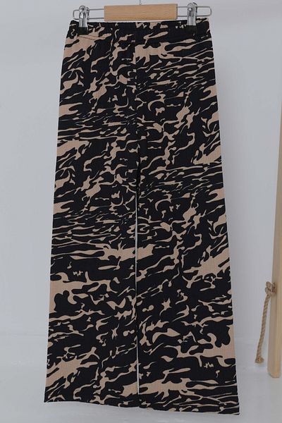 TOFİSA Girl's Mink Leopard Patterned Pajama Bottom - 27051