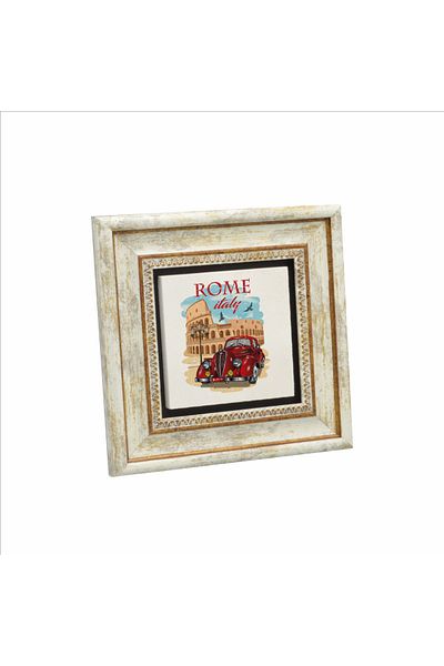 Sadrazam Roman Visual Printed Natural Stone Painting (20 X 20 Krg-45)