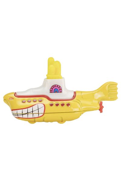 mattel Hot wheels pop culture metallic car the beatles yellow submarine scale 1:64