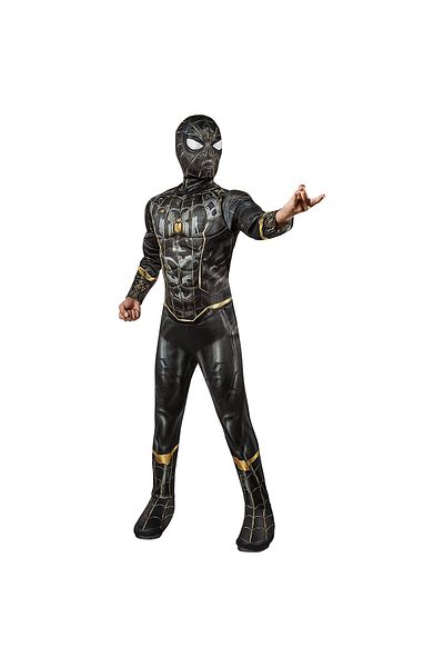 Marvel Deluxe Spiderman Costume With Muscles For Boys - No Way Home 3-4 Years 98-104 Cm