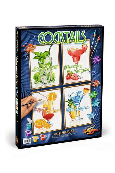 Simba Schipper Cocktails Painting By Numbers Kit