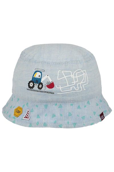 Kitti 0-18 Months 46cm Baby Boy Patterned Fedora Hat Blue Y 103010