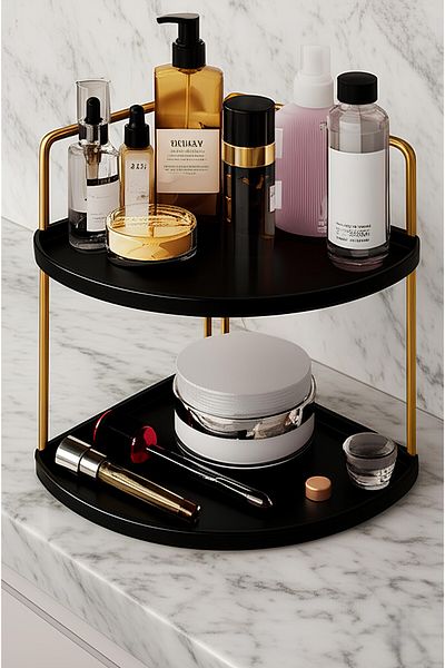 Okay Decorative Wooden Organizer |   Stainless Steel Organizer – Kitchen, Bathroom, Living Room, Study Desk