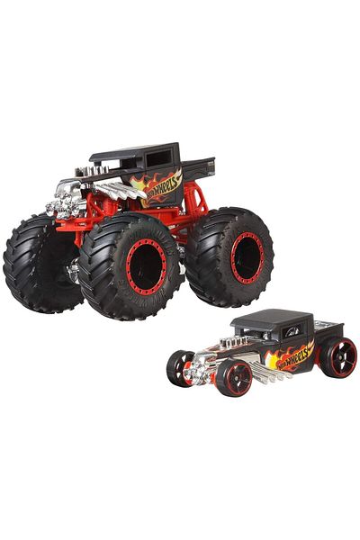 mattel Hot Wheels Monster Truck and Bone Shaker Metal Car