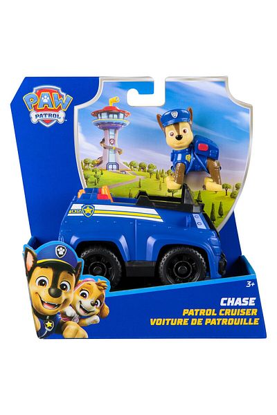 Toys PAW PATROL SET PATROL CRUISER BASE VEHICLE AND CHASE FIGURE
