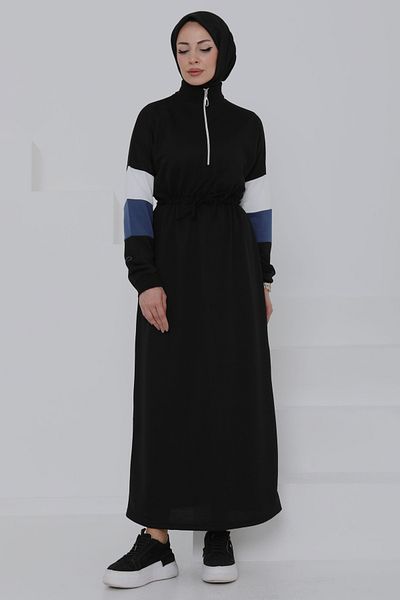 TOFİSA Rochie Garnili cu fermoar neagră - 27047