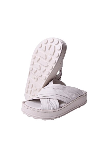 Mammamia Γυναικείες δερμάτινες παντόφλες D25YT-1430